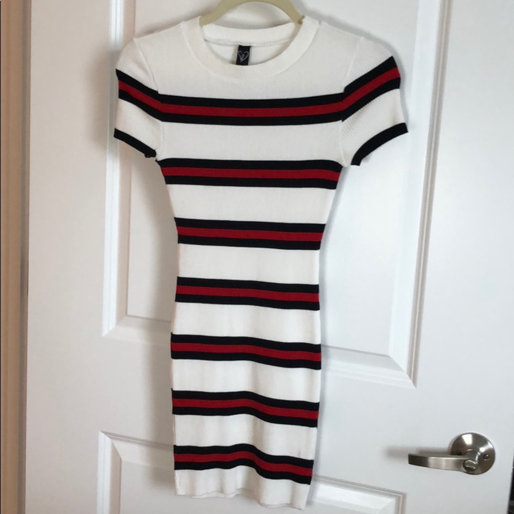 Fitted Stripped Short Dress from Windsor